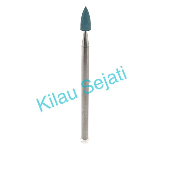 Shofu Silicone Point Peluru Kecil Hijau / Poles Akhir Perhiasan