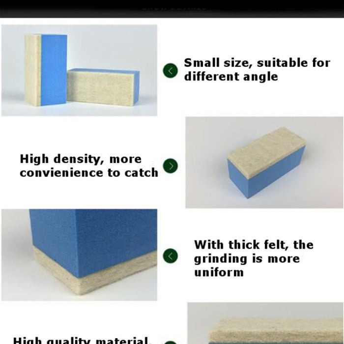 Australian Felt Glass Polishing Block / Busa Pemoles Kaca Bahan Felt