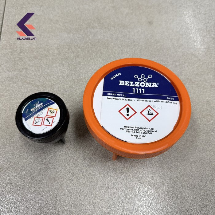 Belzona 1111 Super Metal Epoxy Repair 1 Kg Set
