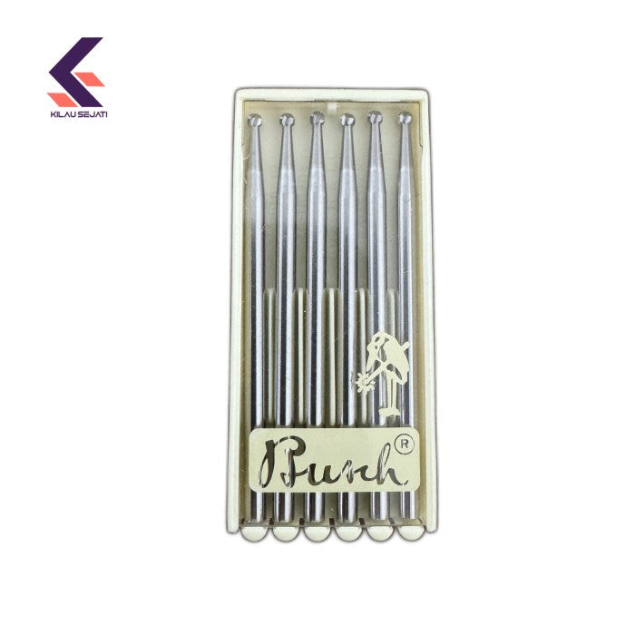 Mata Bor Bola Tungsten Carbide Busch Fig.1 (0,5 - 2,1 mm)
