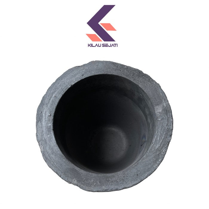 Isostatic SiC Graphite Crucible Tungku Lebur Tembaga Kuningan 40 kg