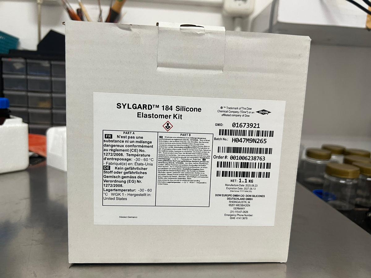 Dow Sylgard 184 Silicone Elastomer PDMS Bening 100 gr / 1,1 kg