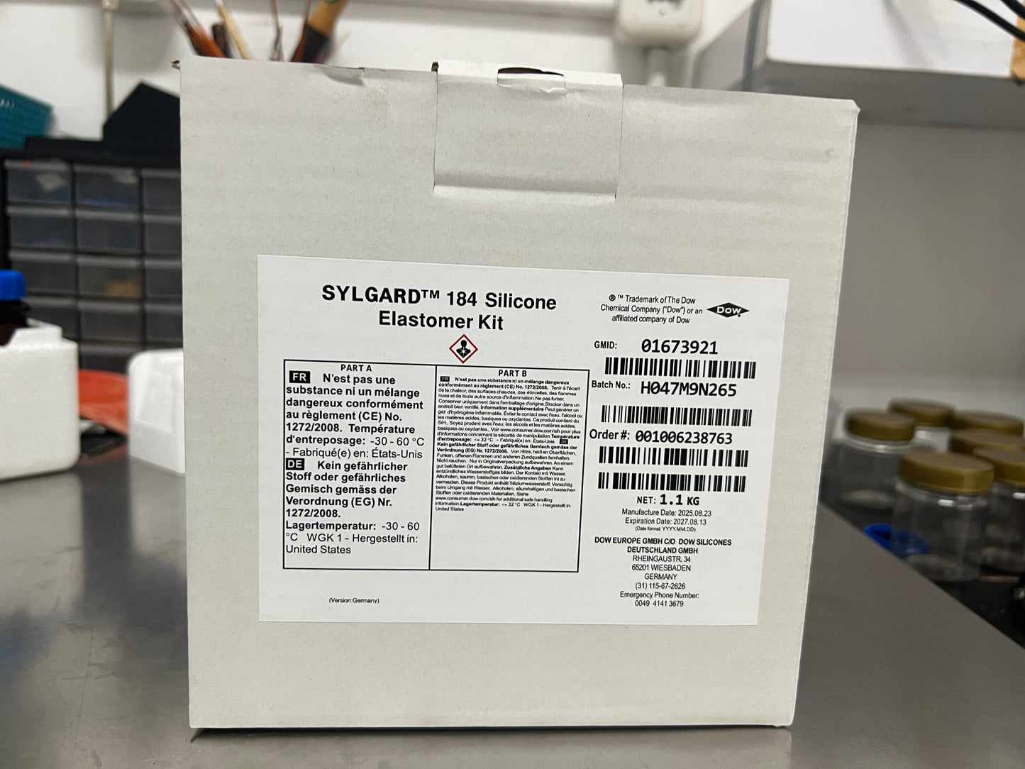 Dow Sylgard 184 Clear Silicone Encapsulant / PDMS Elastomer