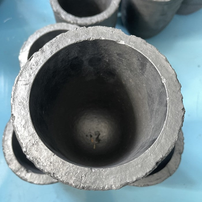 Silicon Carbide Grafit Crucible Tungku Peleburan Kuningan Tembaga 8 Kg