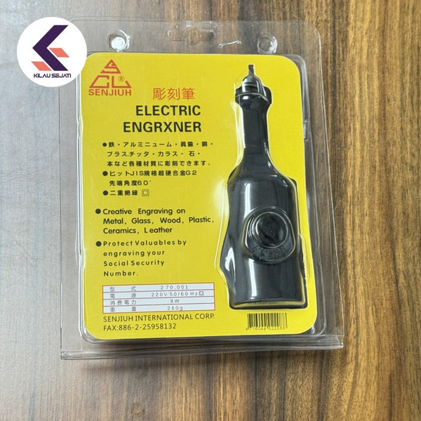 Alat Grafir Listrik SENJIUH / Electric Engraver Logam & Kaca
