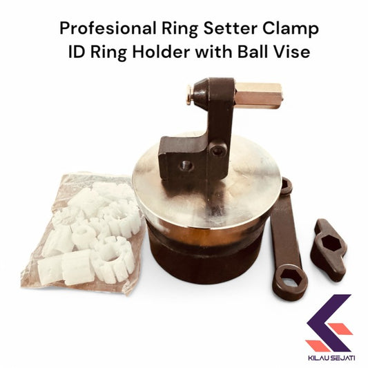 Professional Ring Setter Clamp / Ring Holder with Ball Vise