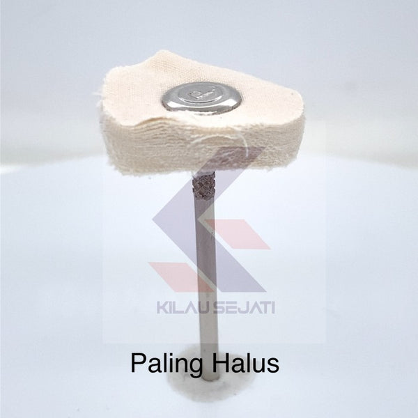 Polesan Kain Putih 100% Cotton untuk Kilap Akhir Perhiasan
