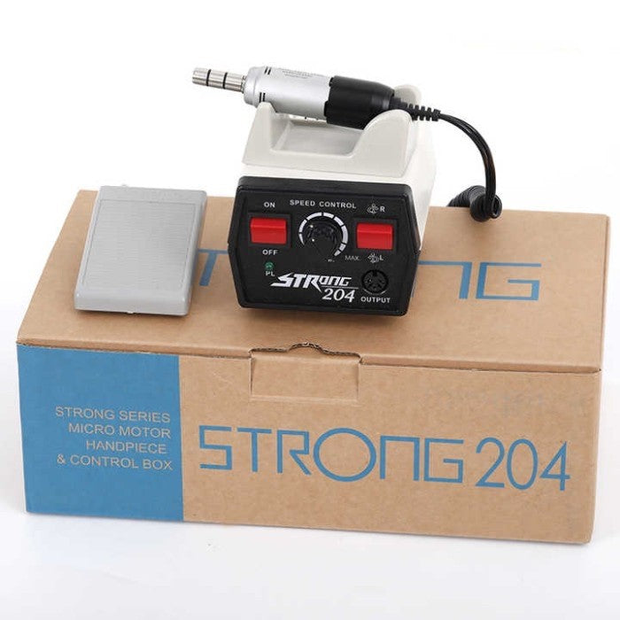 Mikromotor Dental Strong 204 + 108E untuk Laboratorium Gigi