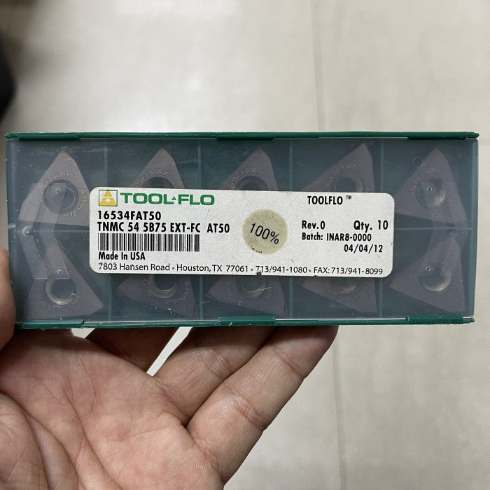 Insert Ulir Toolflo TNMC 54 5B75 EXT FC AT50 (per Pcs)