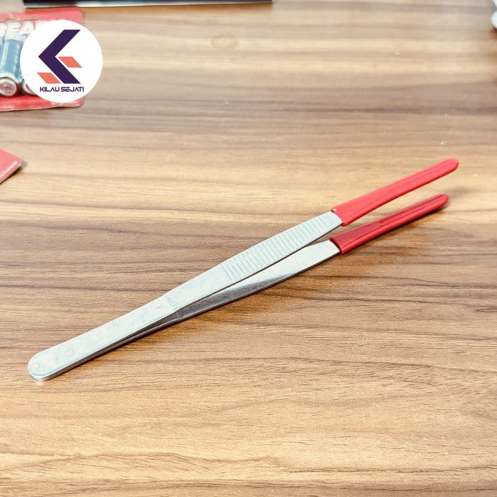 Pinset Steam Cleaner Perhiasan Ujung Karet Anti Baret