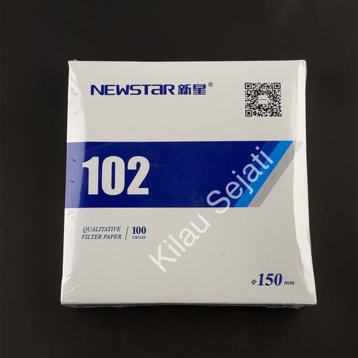 Kertas Saring Newstar 102 Medium Speed 150 mm Isi 100