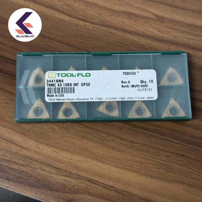 Insert Ulir Toolflo TNMC 43 10 RD INT GP50