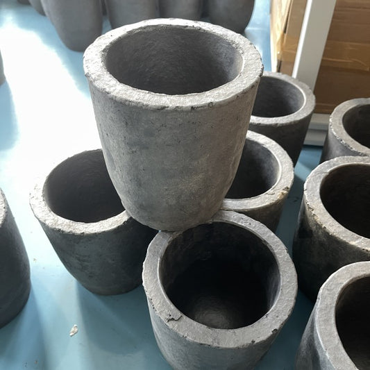 Silicon Carbide Grafit Crucible Tungku Peleburan Kuningan Tembaga 16Kg