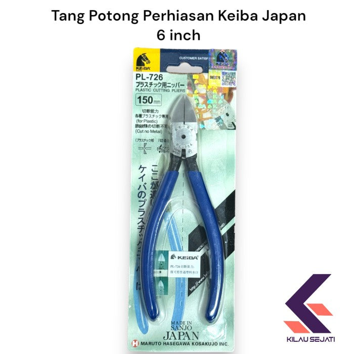 Keiba Japan Tang Potong Perhiasan Besar Ukuran 6 inch