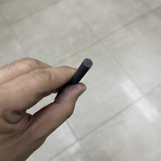 Elektroda Batang Karbon Graphite Electrode Rod Dia 8 mm Panjang 35 cm