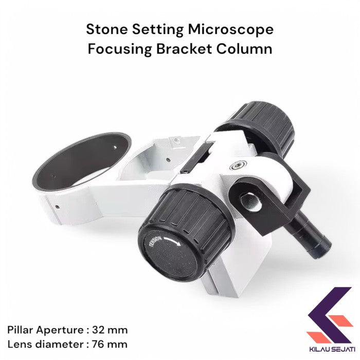 Braket Fokus Mikroskop Micro Setting / Focusing Bracket 76 mm