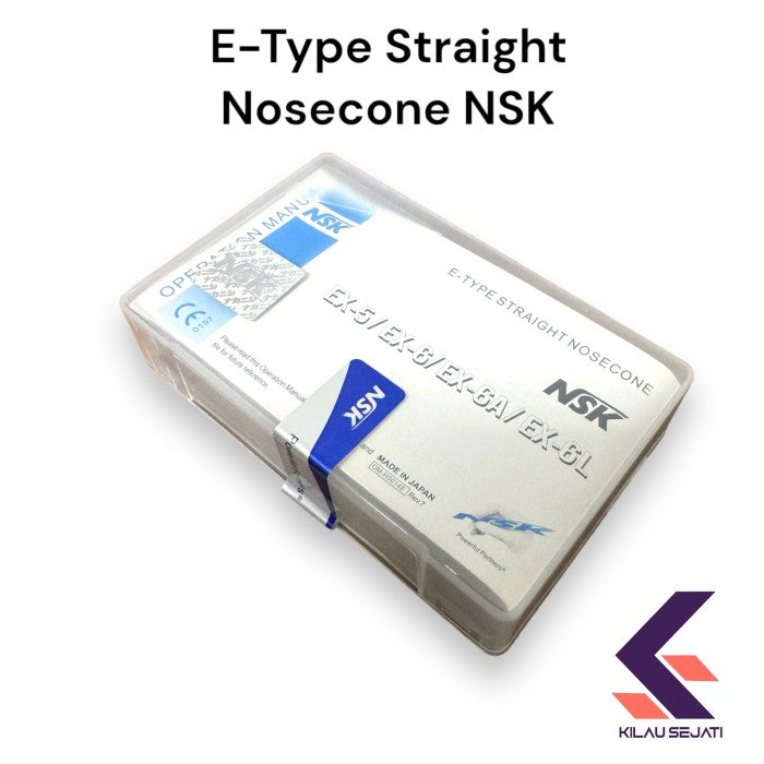 NSK E- Type Straight Nosecone untuk Dental Mikromotor Strong 204+108E