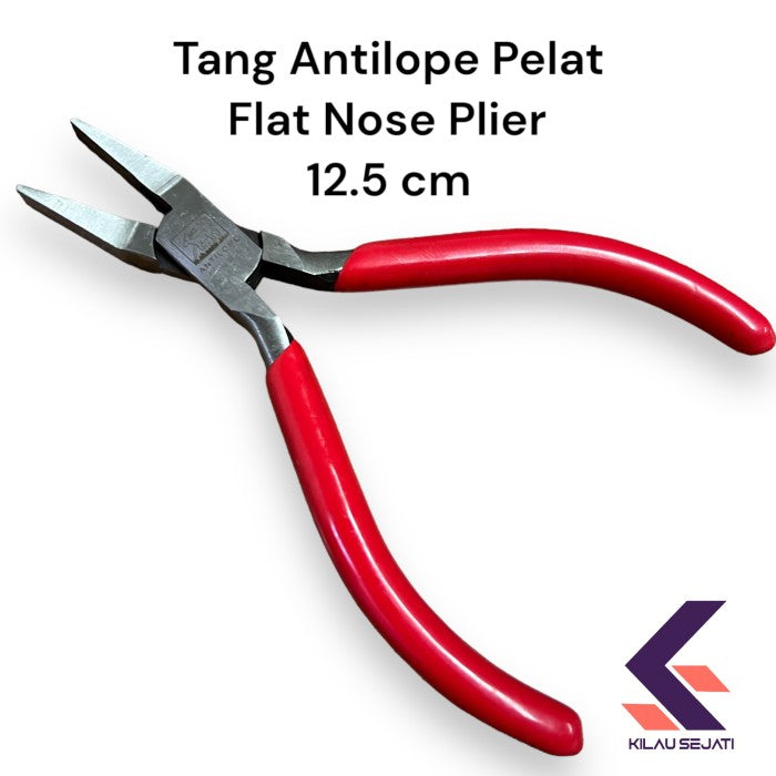 Tang Merah Antilope Pelat / Flat Nose Plier