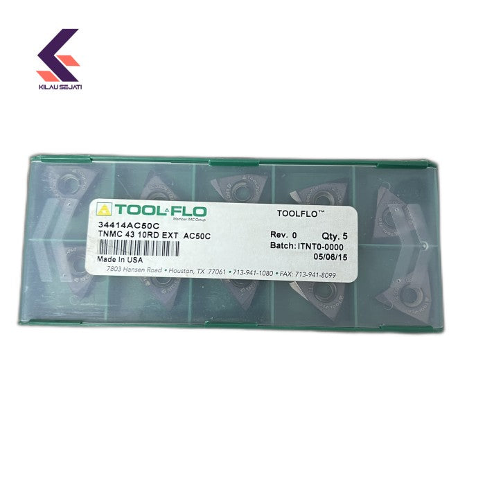 Insert Ulir Toolflo TNMC 43 10RD EXT AC50C (per Pcs)