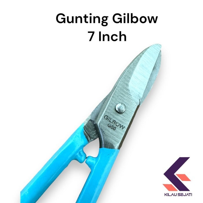 Gunting Gilbow G56 UK Straight Jeweller Snips 7 inch