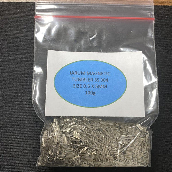Jarum Magnetic Tumbler Stainless 304 0,5 x 5 mm Isi 100 gr
