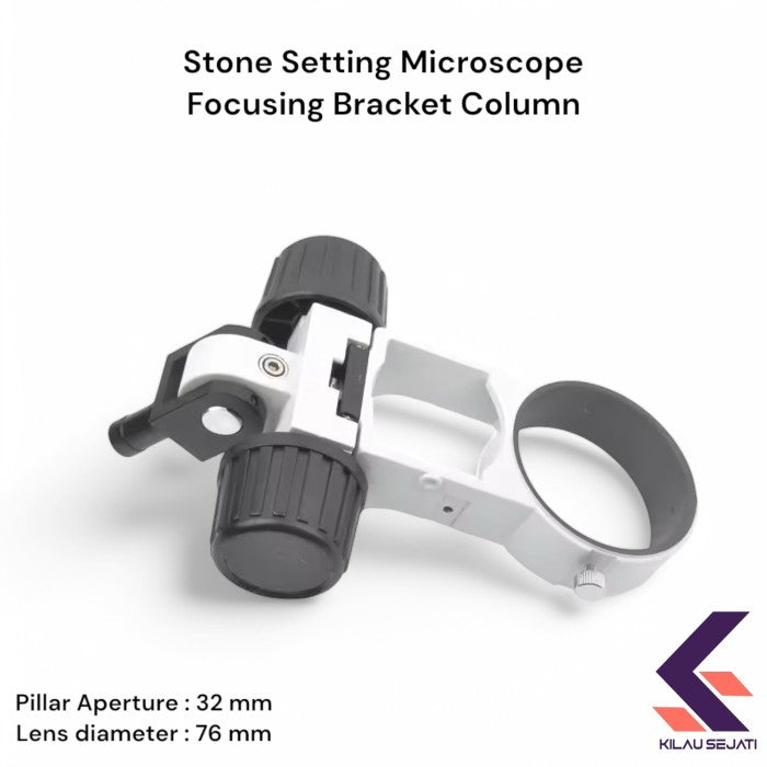 Braket Fokus Mikroskop Micro Setting / Focusing Bracket 76 mm