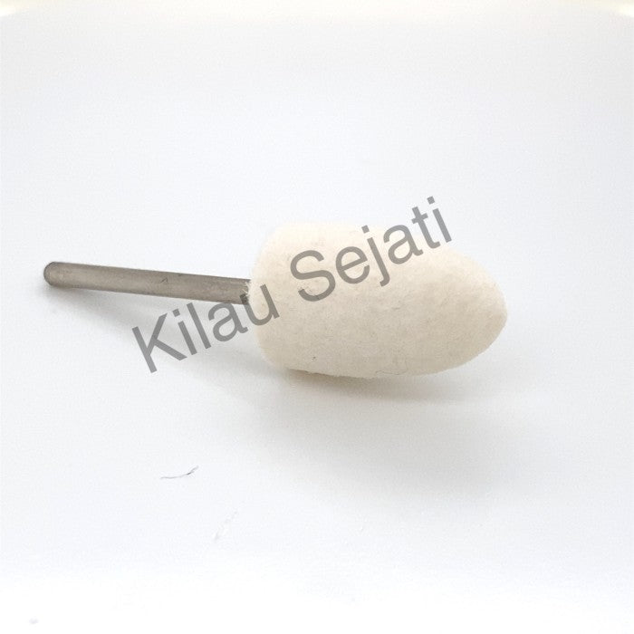 Mata bor bit poles besar/ Special Felt Buff Wheel Large12x20 mm