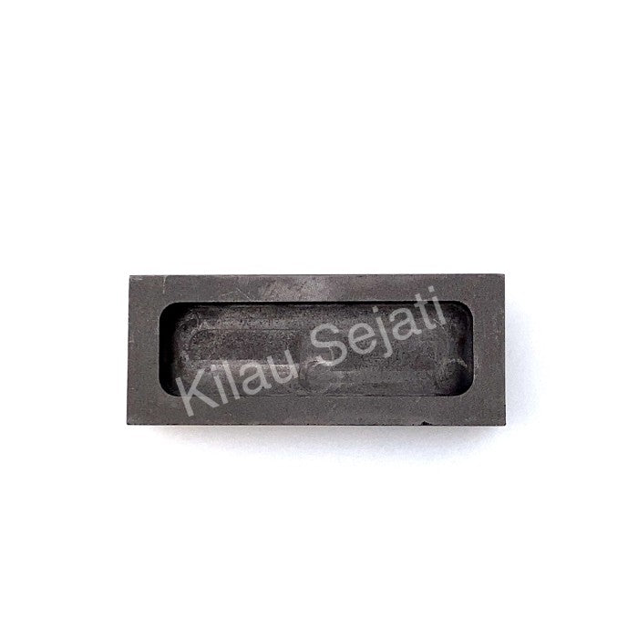 Cetakan Ingot Emas Grafit 50 gr High Purity / Singen Grafit