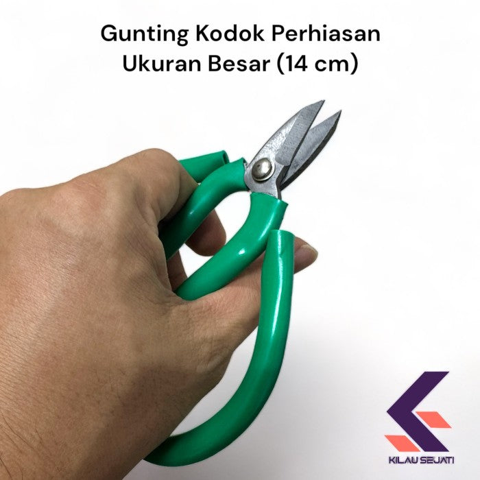 Gunting Kodok untuk Buat Perhiasan Ukuran Besar