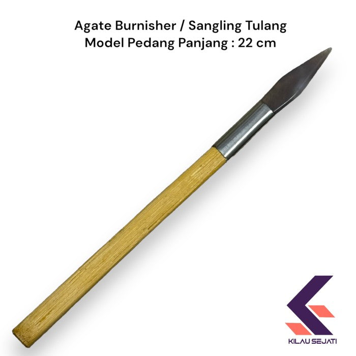 Sangling Tulang / Agate Burnisher Model Pisau & Pedang