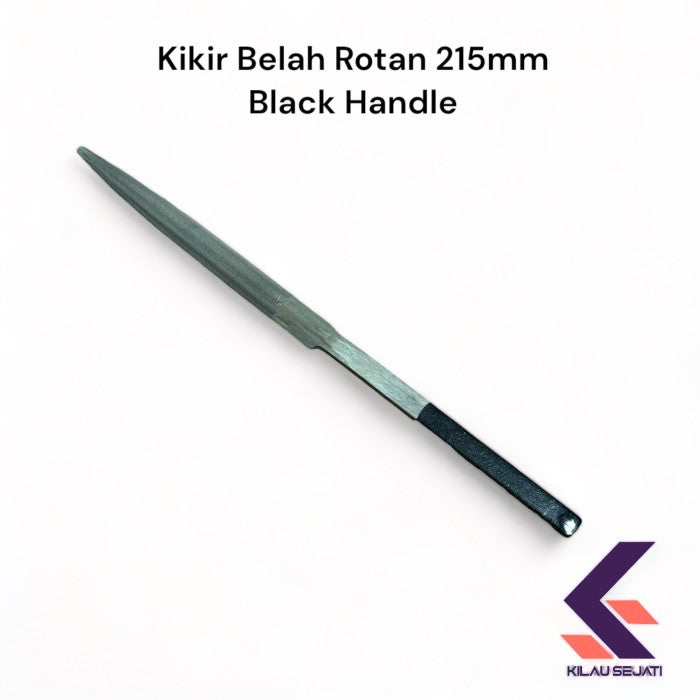 Kikir Belah Rotan 215 mm Gagang Hitam