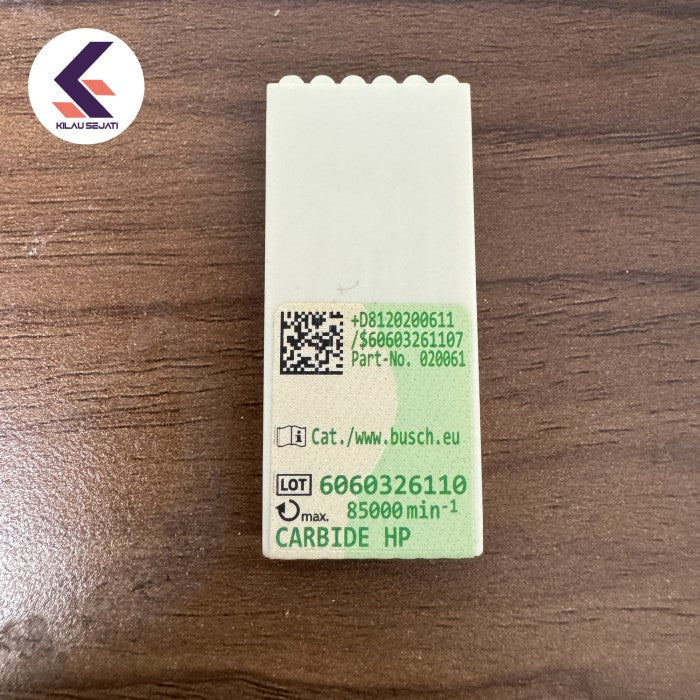 Mata Bor Bola Tungsten Carbide Busch Fig.1 (0,5 - 2,1 mm)