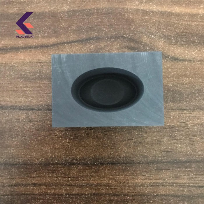 Cetakan Ingot Emas Grafit Model Yuanbao / Uang Tael