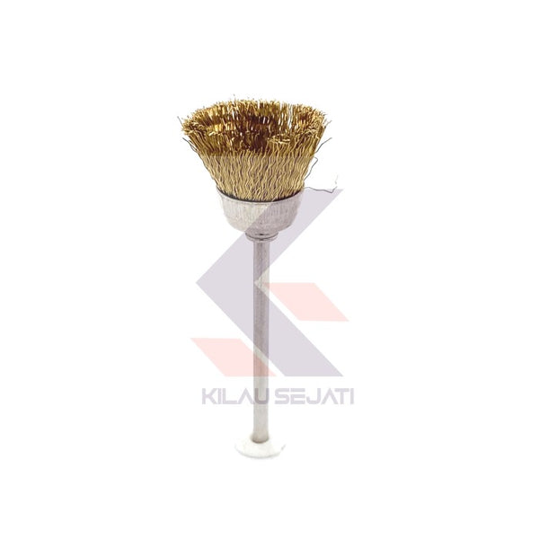 Sikat Poles Mangkok Kawat Baja / Kuningan untuk Bor Gantung