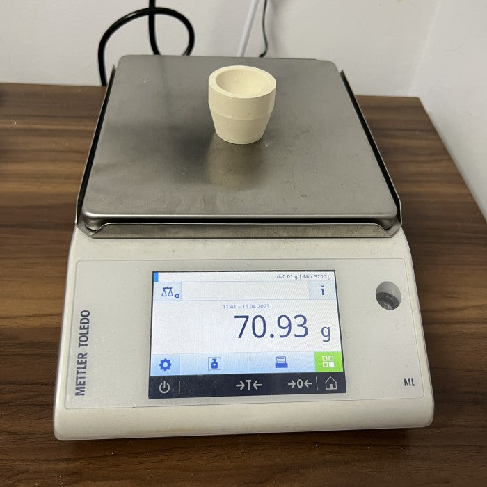 Cupel Magnesit 7A untuk Fire Assay / Uji Kadar Emas