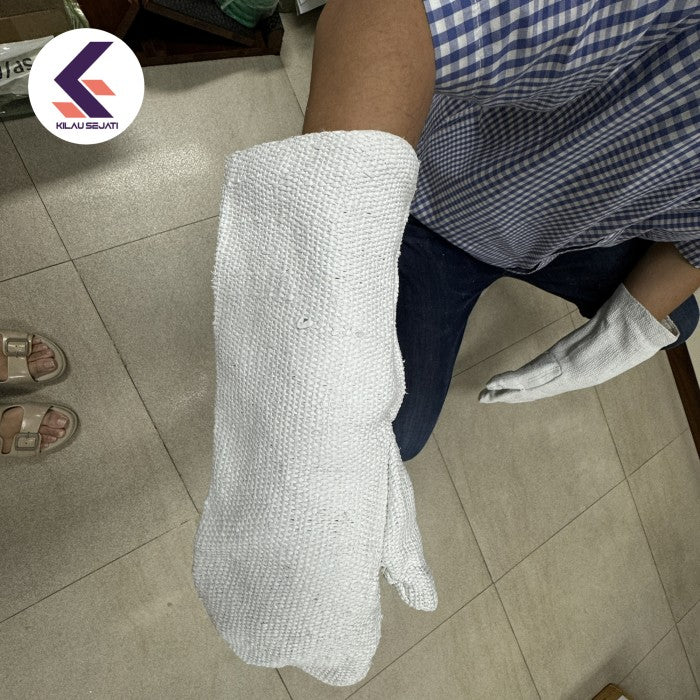 Sarung Tangan Tahan Panas 550°C untuk Casting & Lebur Logam