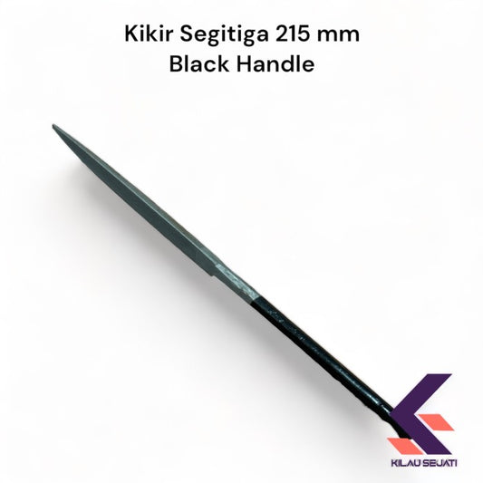 Kikir Segitiga 215 mm Gagang Hitam