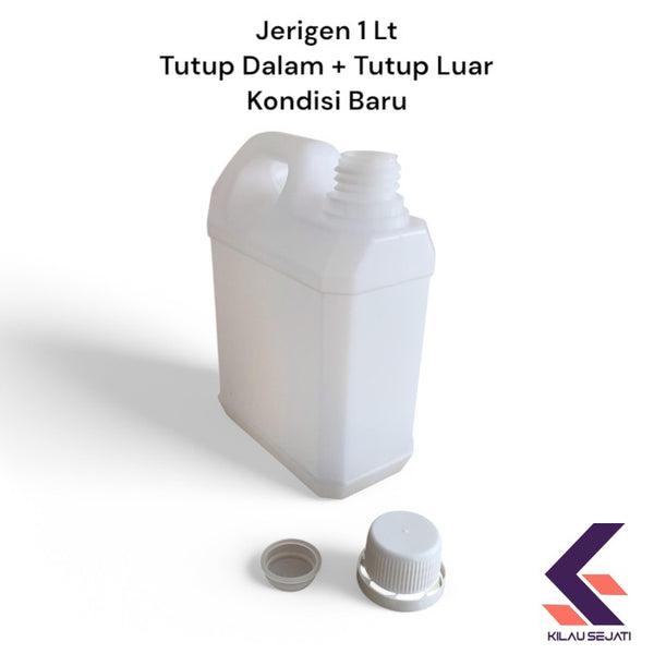 Jerigen HDPE 1 Lt Untuk Cairan Kimia dan Industri
