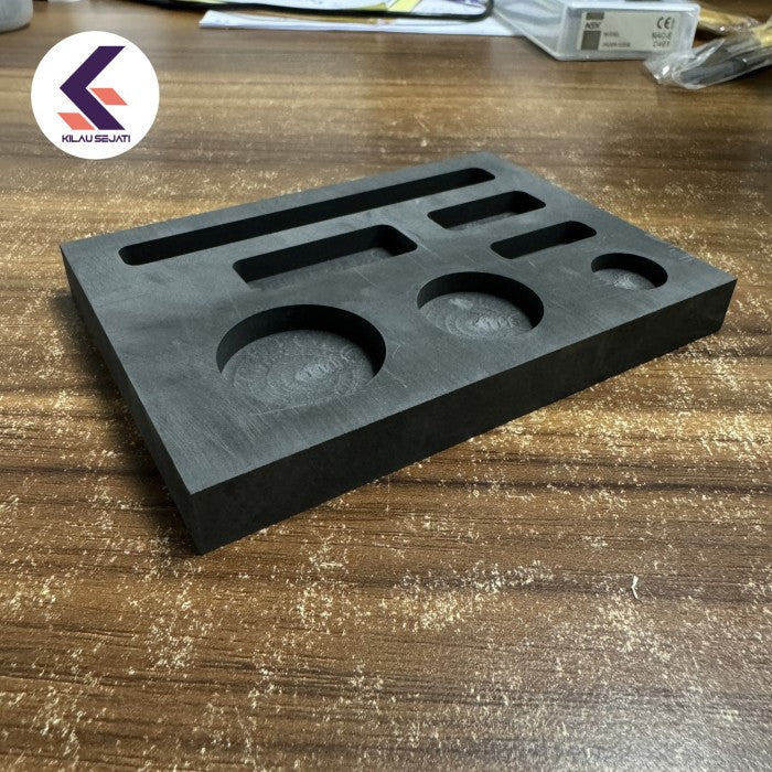 Graphite Ingot Mould 7 in 1 Cetakan Ingot grafit high density 7 Lubang