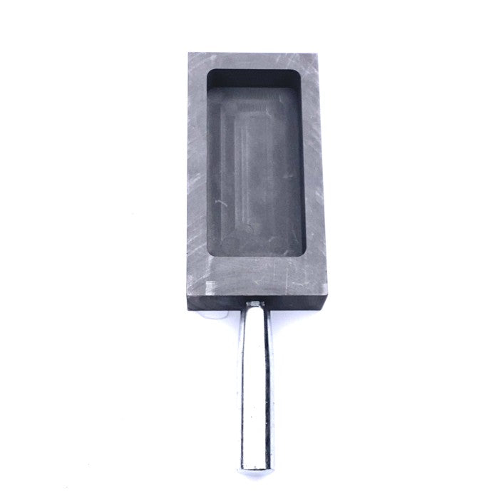 Cetakan Ingot Emas Grafit 2 kg dengan Handle & Pembatas