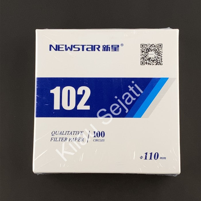 Newstar Kertas Saring Qualitative Filter Paper 102 Medium Speed 110 mm