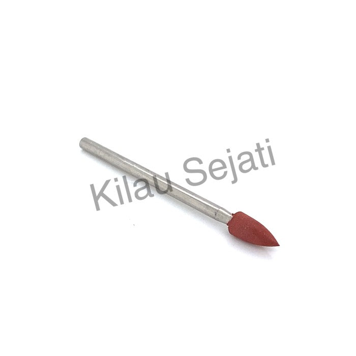 Silicone polishing bullet red / Polesan silicone peluru kecil