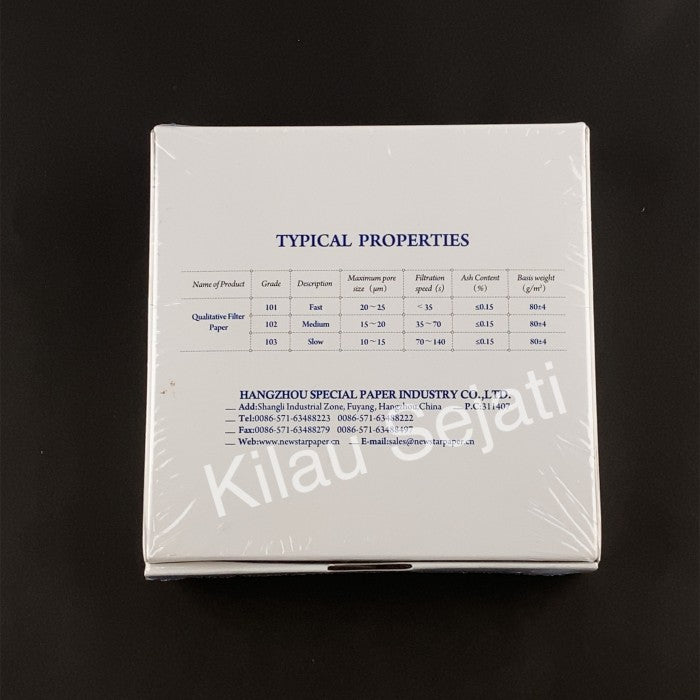 Kertas Saring Newstar 103 Slow Speed 125 mm Isi 100