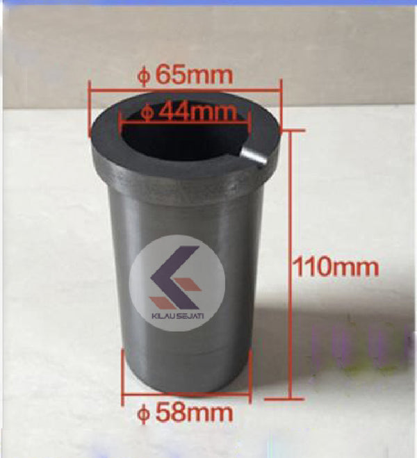 Kowi Grafit Lebur Emas 2 kg High Purity / Graphite Crucible