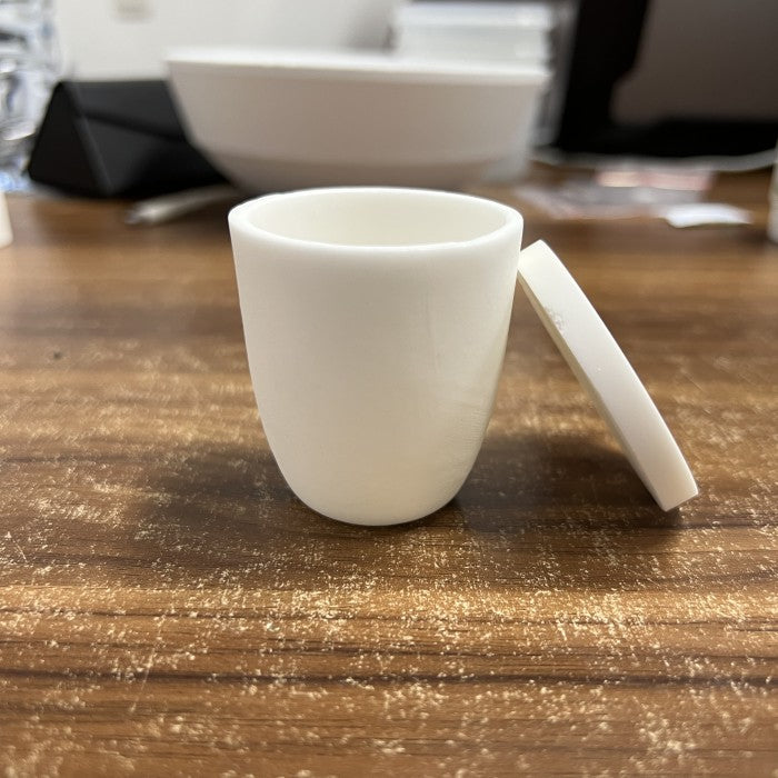 Krus Alumina 50 ml High Purity 99% / Alumina Crucible 1800°C