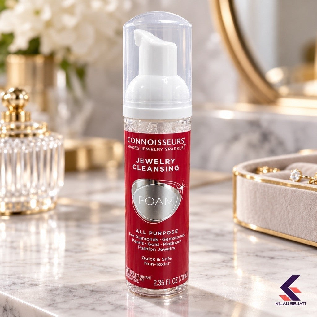 Connoisseurs Jewelry Cleansing Foam 70ml Pembersih Perhiasan Emas Berlian dan Permata