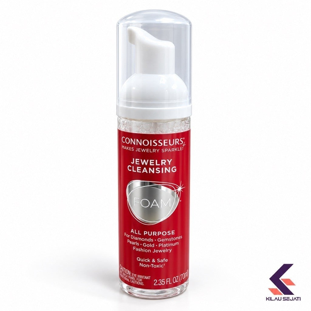 Connoisseurs Jewelry Cleansing Foam 70ml Pembersih Perhiasan Emas Berlian dan Permata