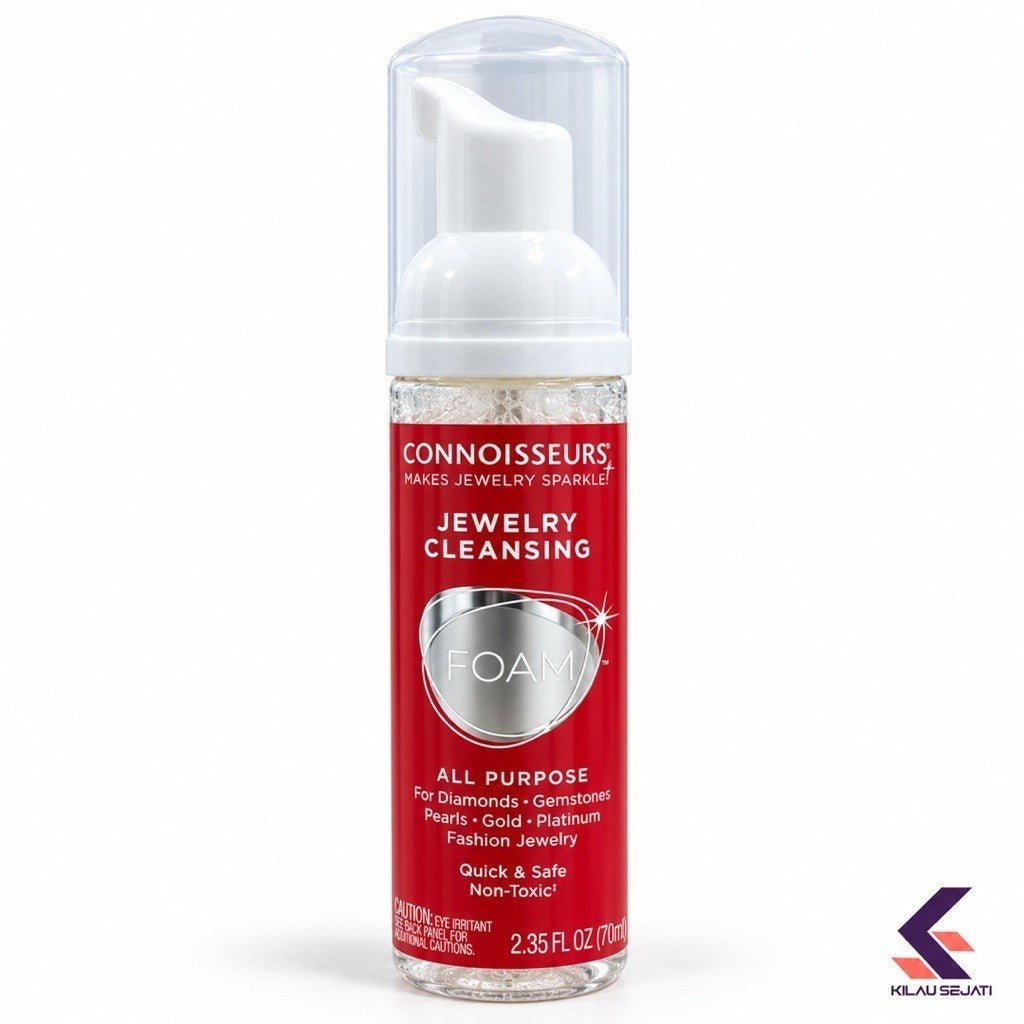 Connoisseurs Jewelry Cleansing Foam 70ml Pembersih Perhiasan Emas Berlian dan Permata