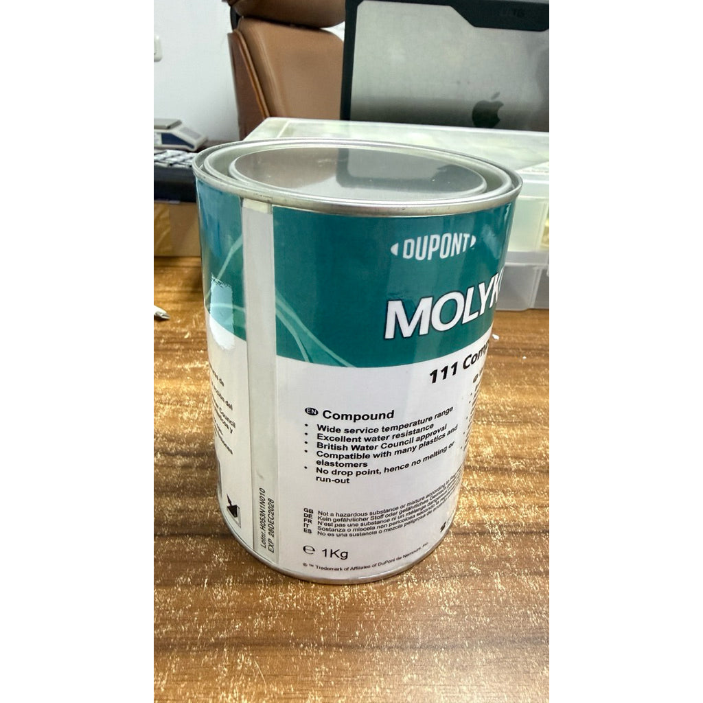 Molykote 111 Compound 1 Kg – Silicone Grease - Sealant Anti Air -  Food Grade