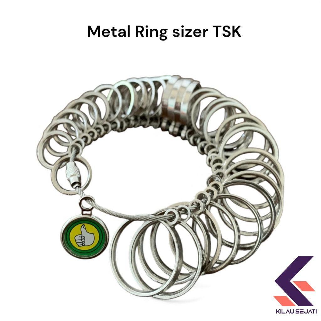 Metal  Ring Sizer TSK Alat Ukur Size Cincin (HK Size)